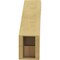 Ekena Millwork 5-inch W x 16-inch D x 16-inch H Merced Rough Cedar Woodgrain TimberThane Knee Brace, Primed BRCUR05X16X16MRCRCPR - alternate 5